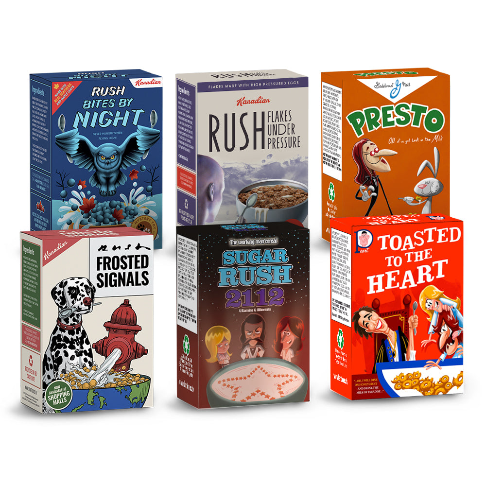 RUSH Cereal Box Bundle