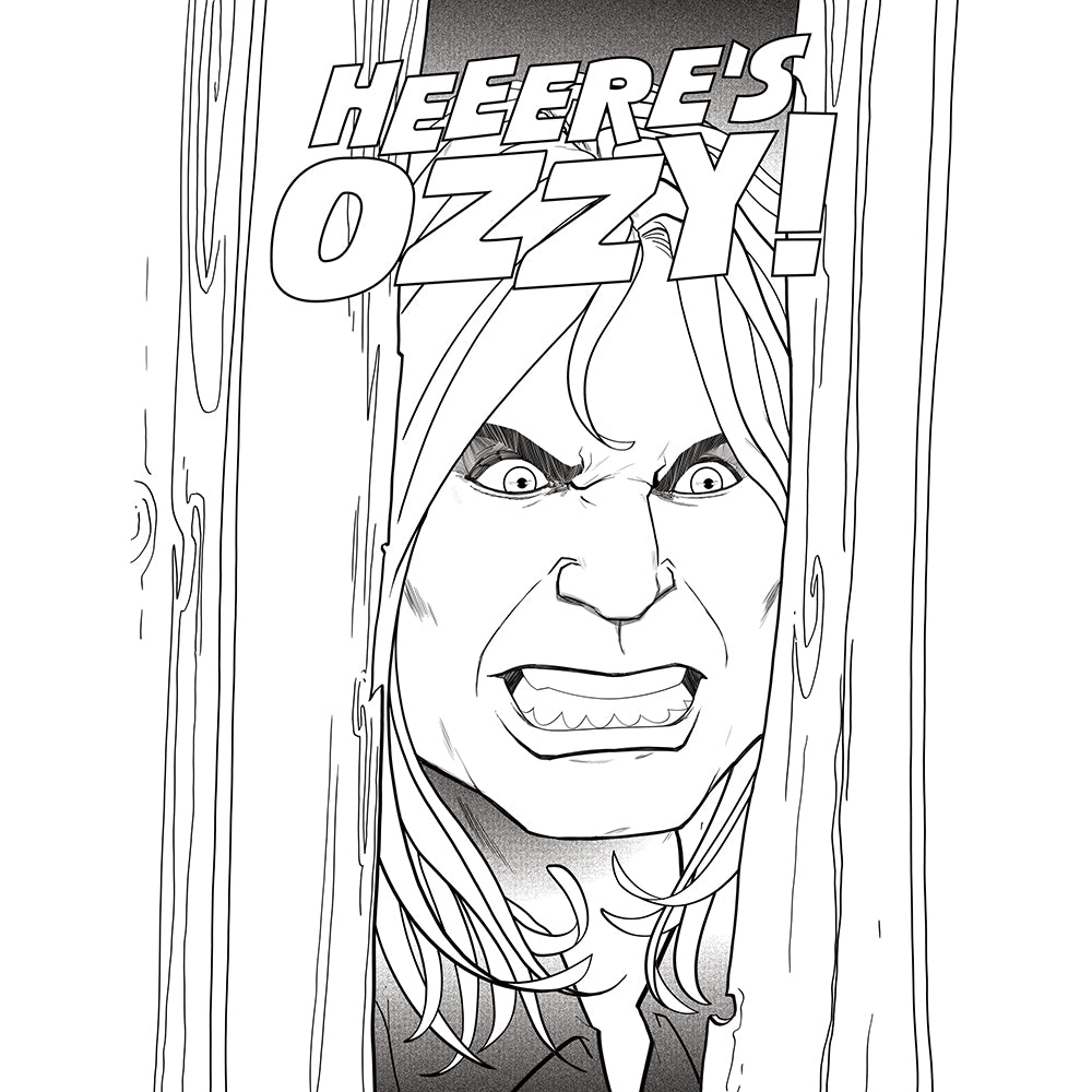 Ozzy Osbourne: The official coloring book