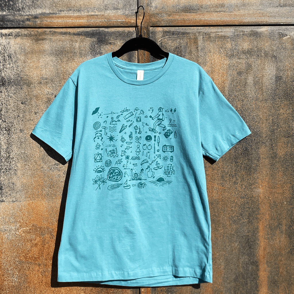 Doodle 2 Aqua T-Shirt