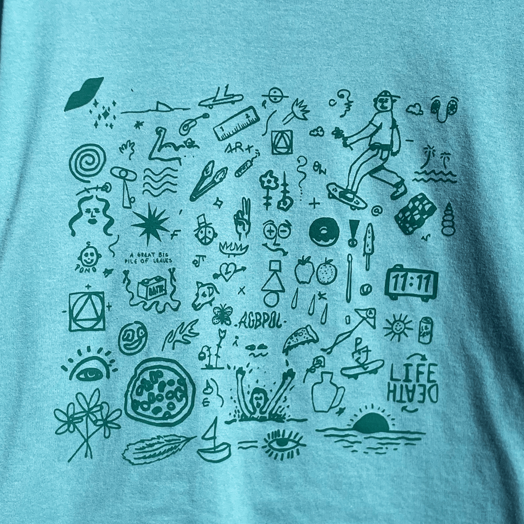 Doodle 2 Aqua T-Shirt