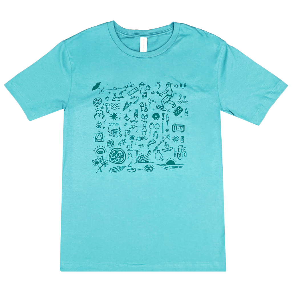 Doodle 2 Aqua T-Shirt