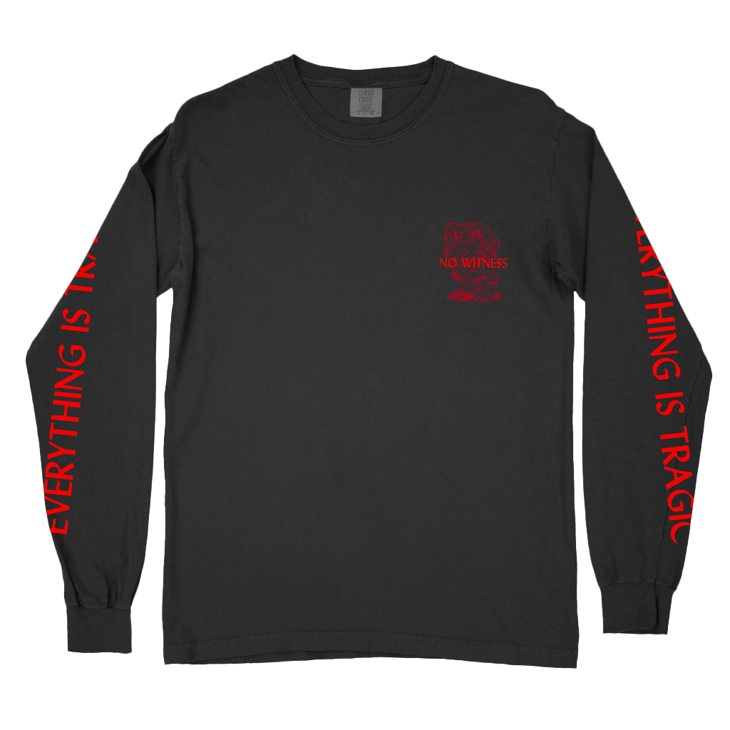 White Fire Black Long Sleeve