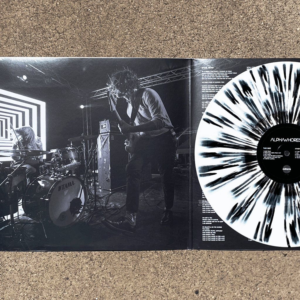 I - 12" White / Black Splatter Vinyl