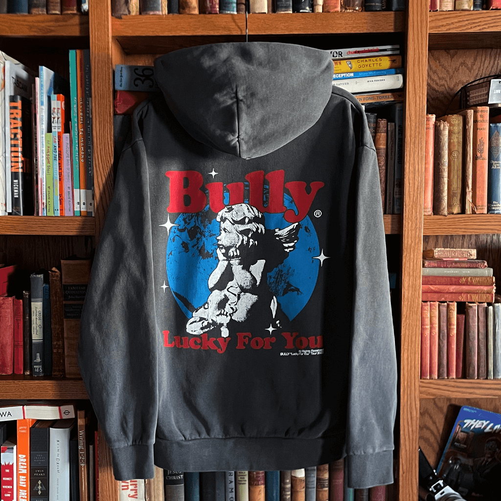 Lucky For You Charcoal Hooded Sweatshirt