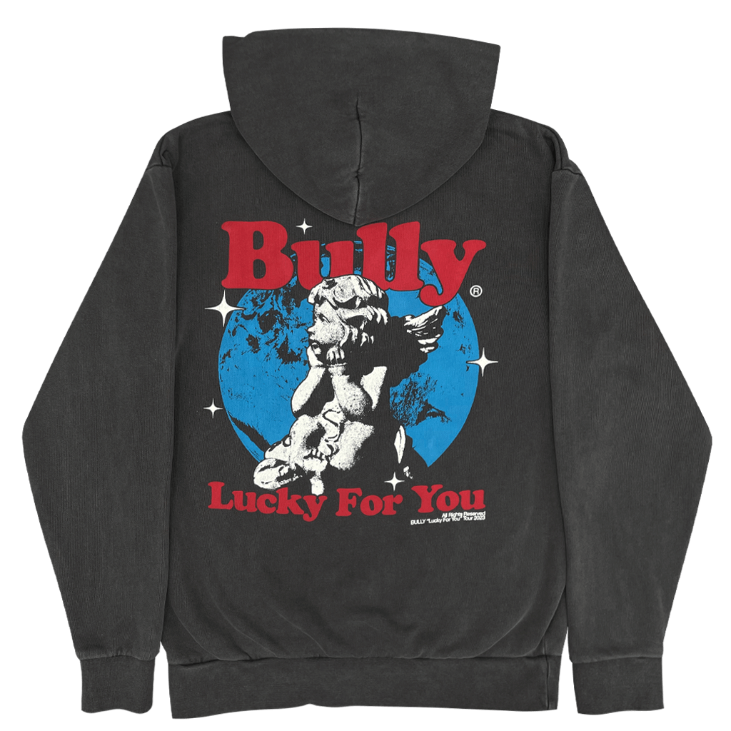 Lucky For You Charcoal Hooded Sweatshirt