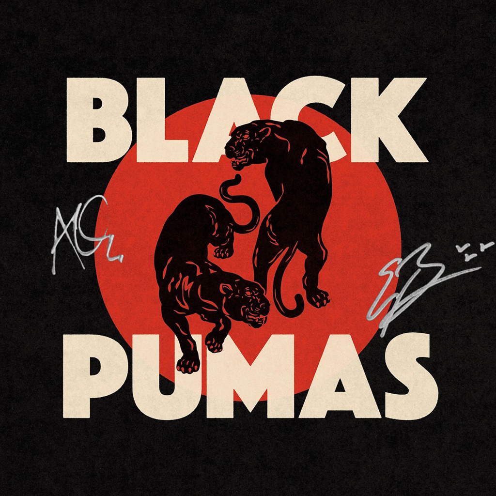 Signed Black Pumas Cream Vinyl