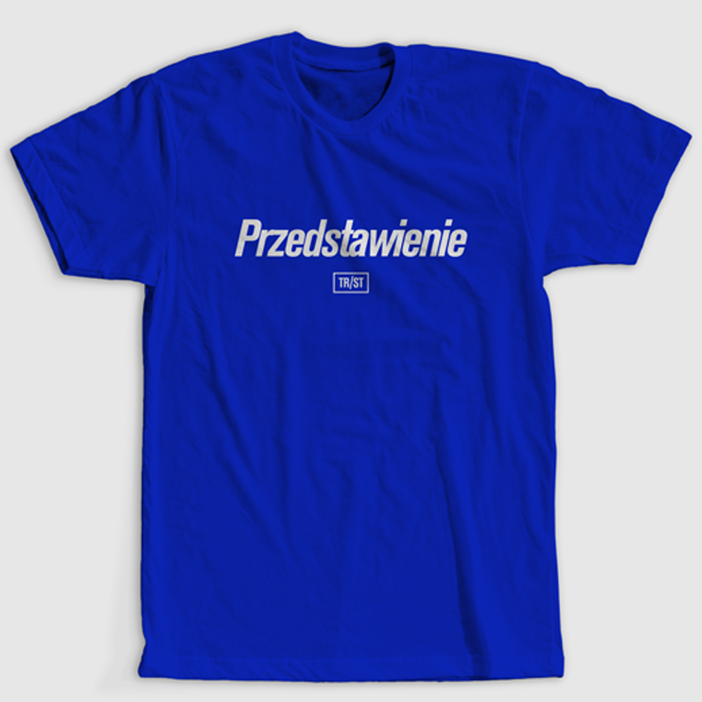 Polish Performance Short Sleeve Blue T-Shirt