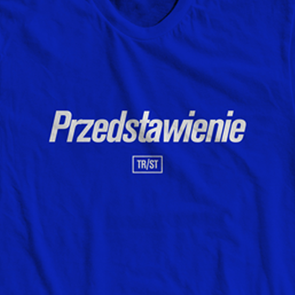 Polish Performance Short Sleeve Blue T-Shirt