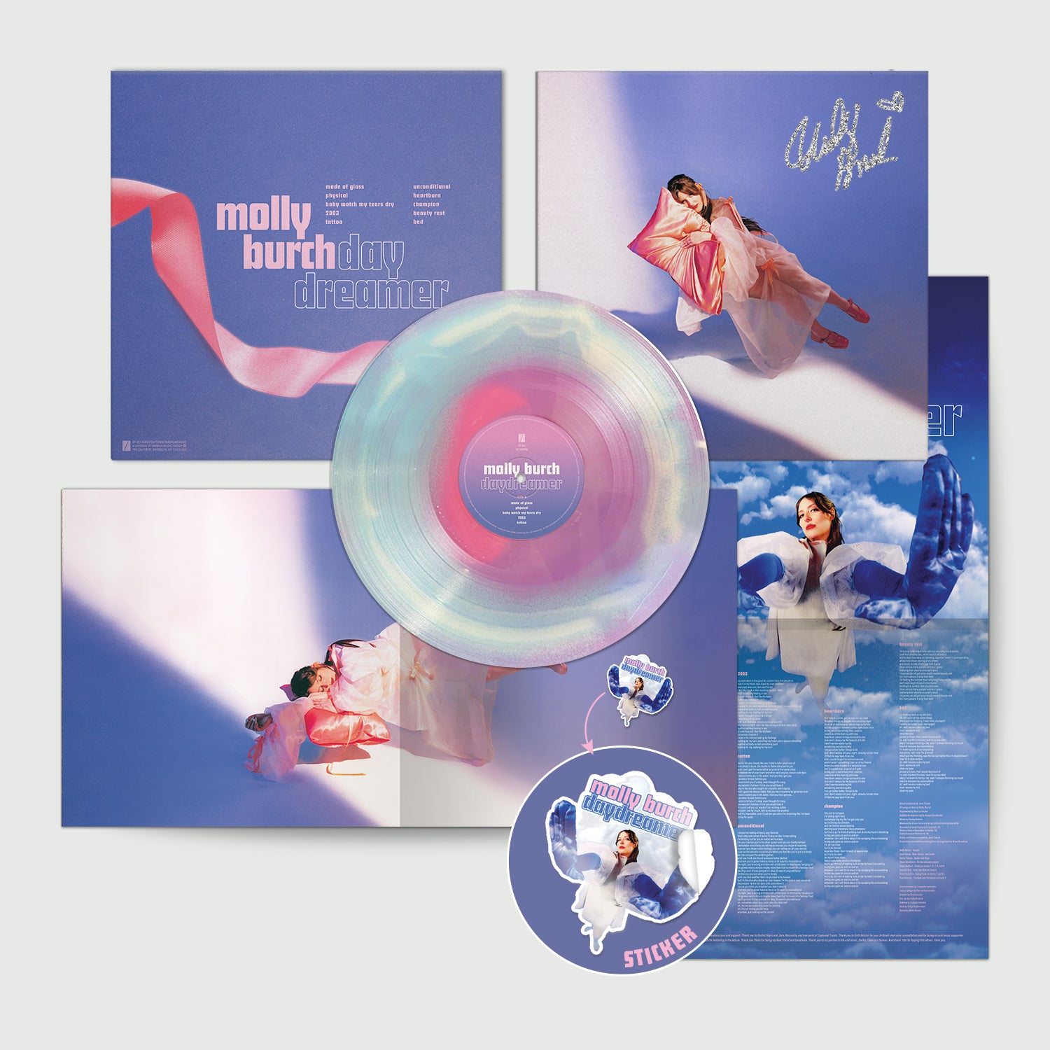 Signed Daydreamer Cotton Candy Vinyl