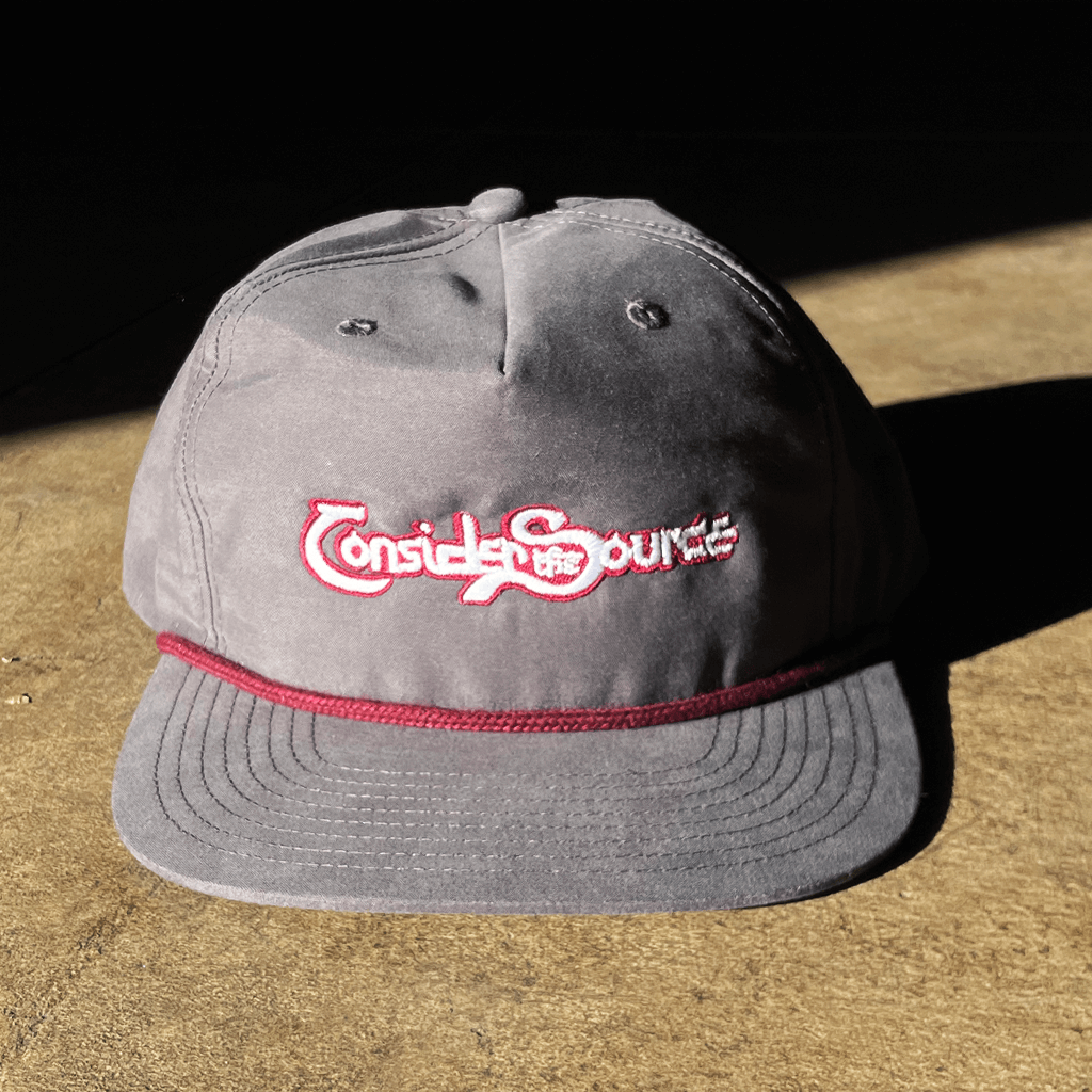 Charcoal Classic Logo Snapback Hat