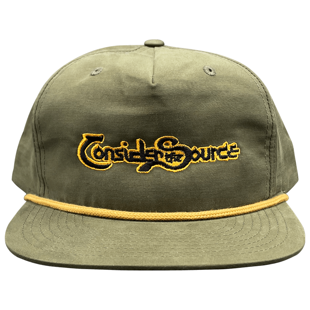 Olive Classic Logo Snapback Hat