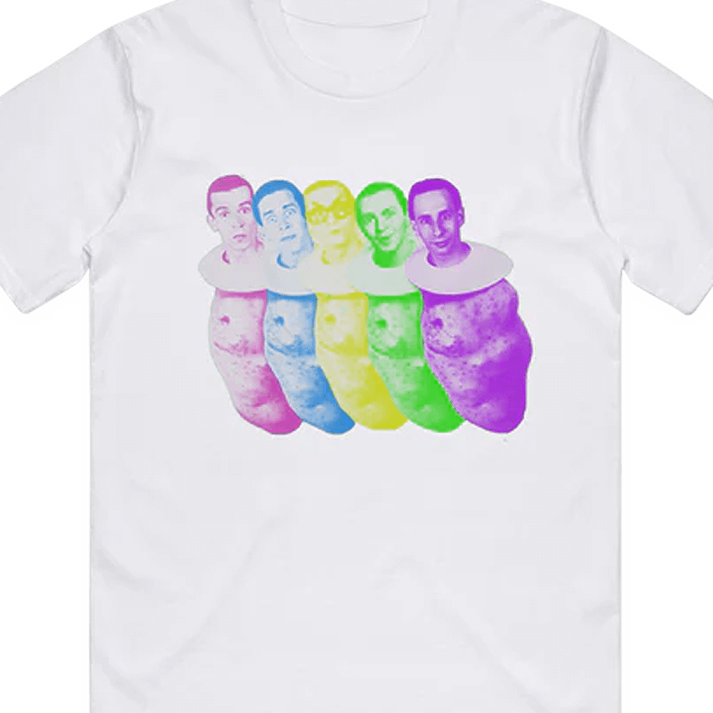 Colorful Spuds White Tee