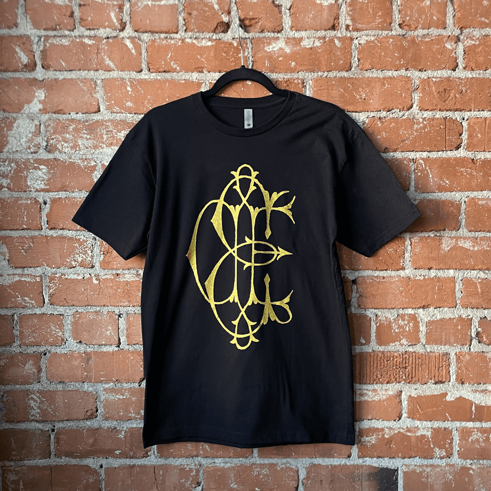 Wovenhand - Monogram Black T-Shirt