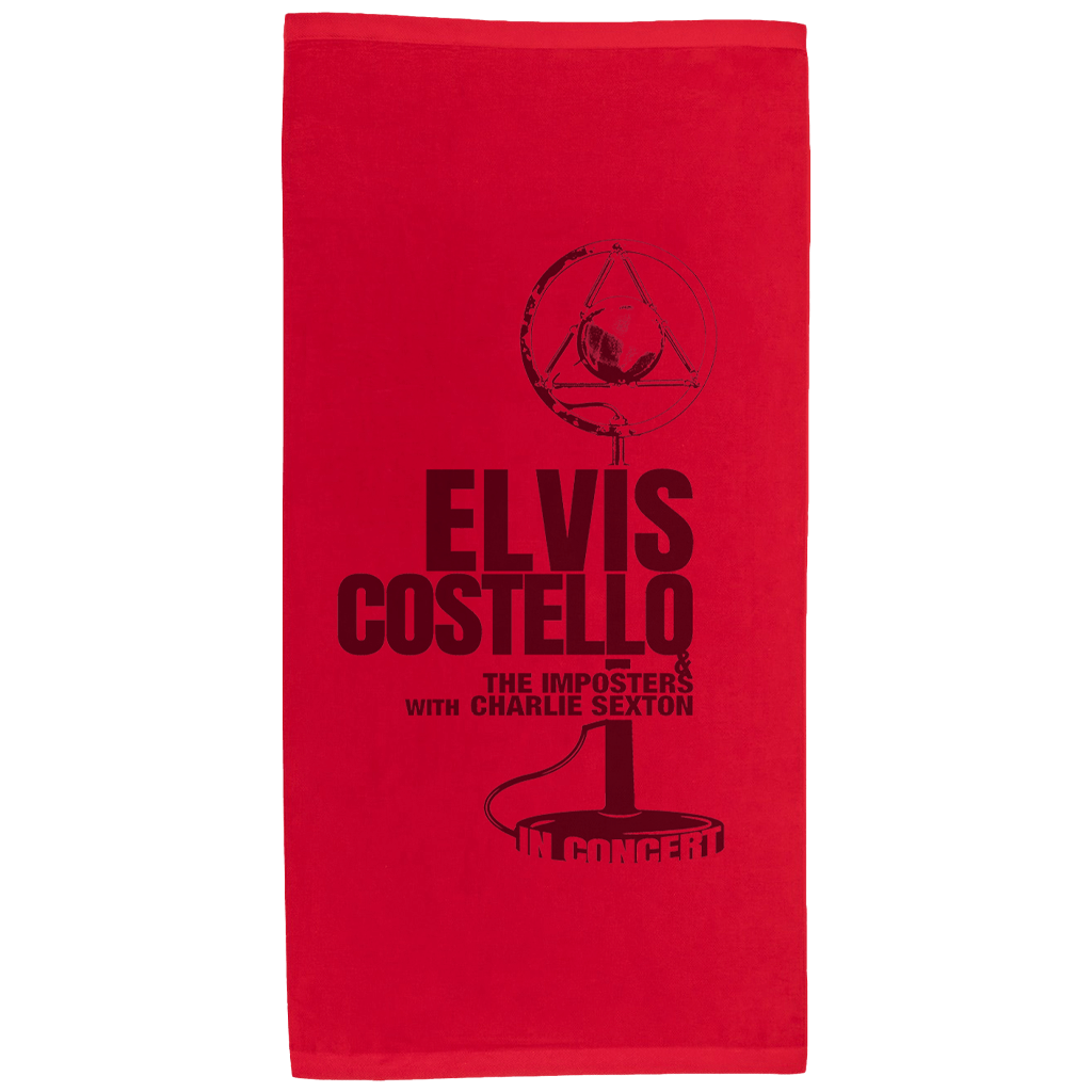 In Concert Red Beach Towel