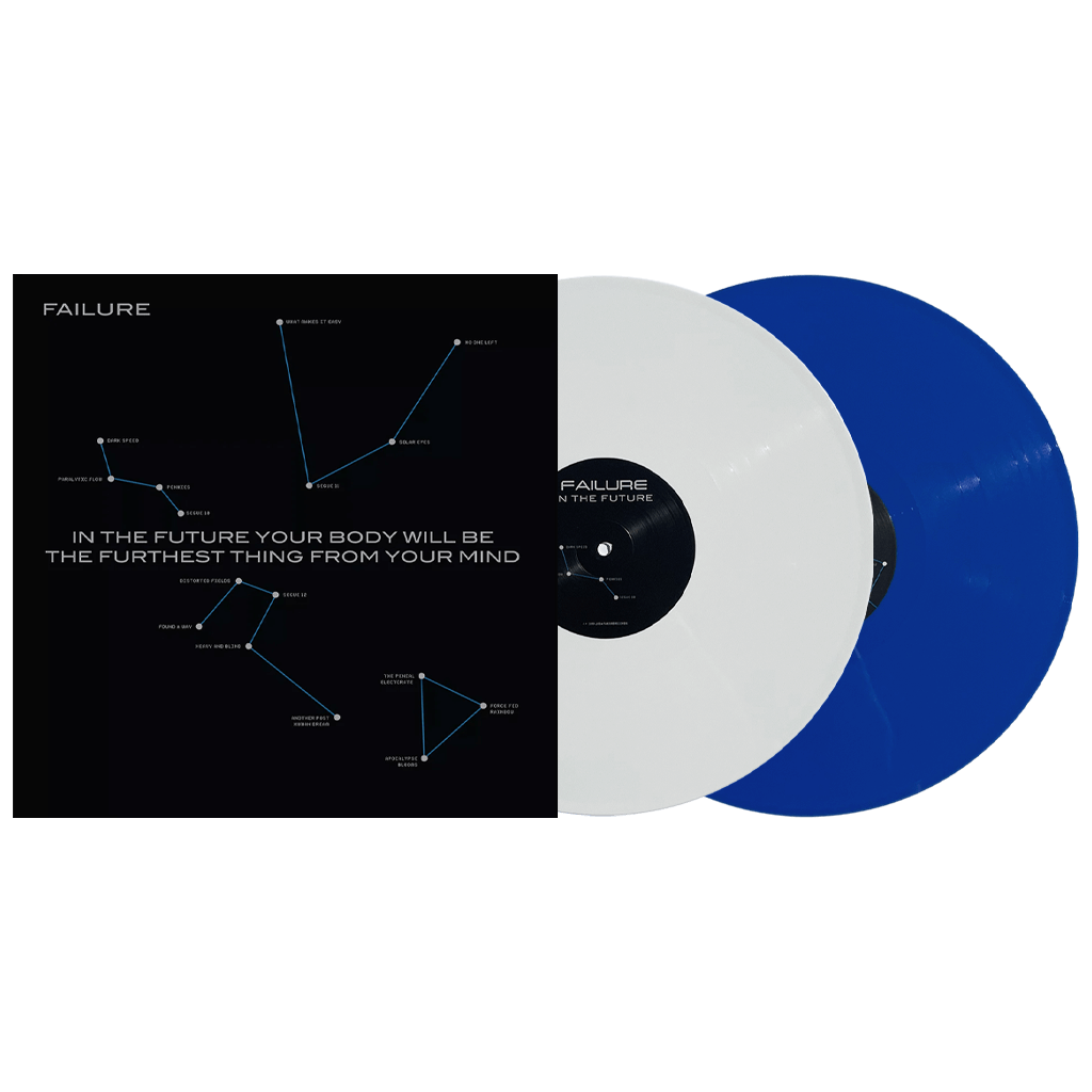 In the Future Your Body Will Be the Furthest Thing From Your Mind - 12" White and Blue Double Vinyl