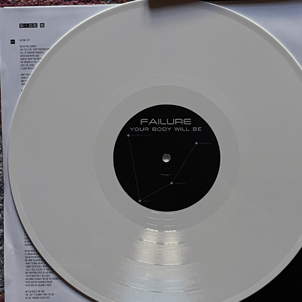 In the Future Your Body Will Be the Furthest Thing From Your Mind - 12" White and Blue Double Vinyl