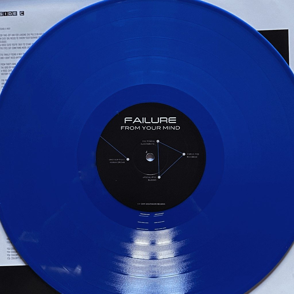 In the Future Your Body Will Be the Furthest Thing From Your Mind - 12" White and Blue Double Vinyl