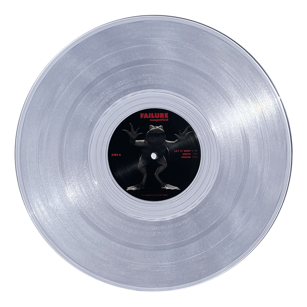 Magnified - 12" Clear Red Double Vinyl