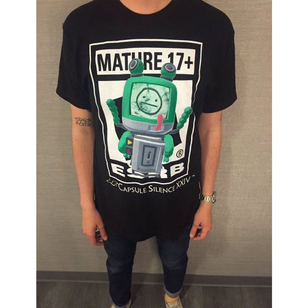 Anamanaguchi - Capsule Silence XXIV F.R.U.G. Shirt (Black)