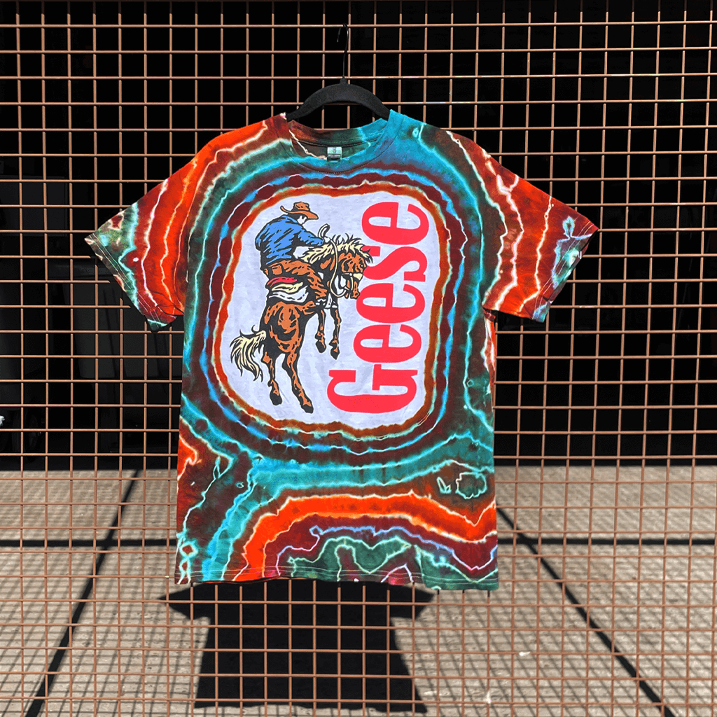 3D Country Cowboy Tie-Dye T-Shirt