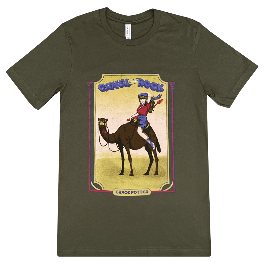 Camel Toe Rock Green T-Shirt