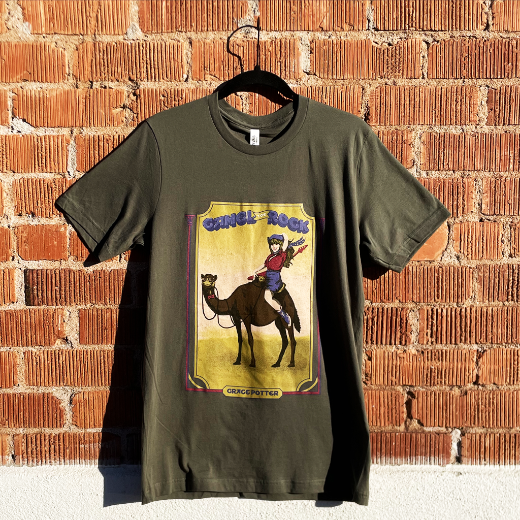 Camel Toe Rock Green T-Shirt