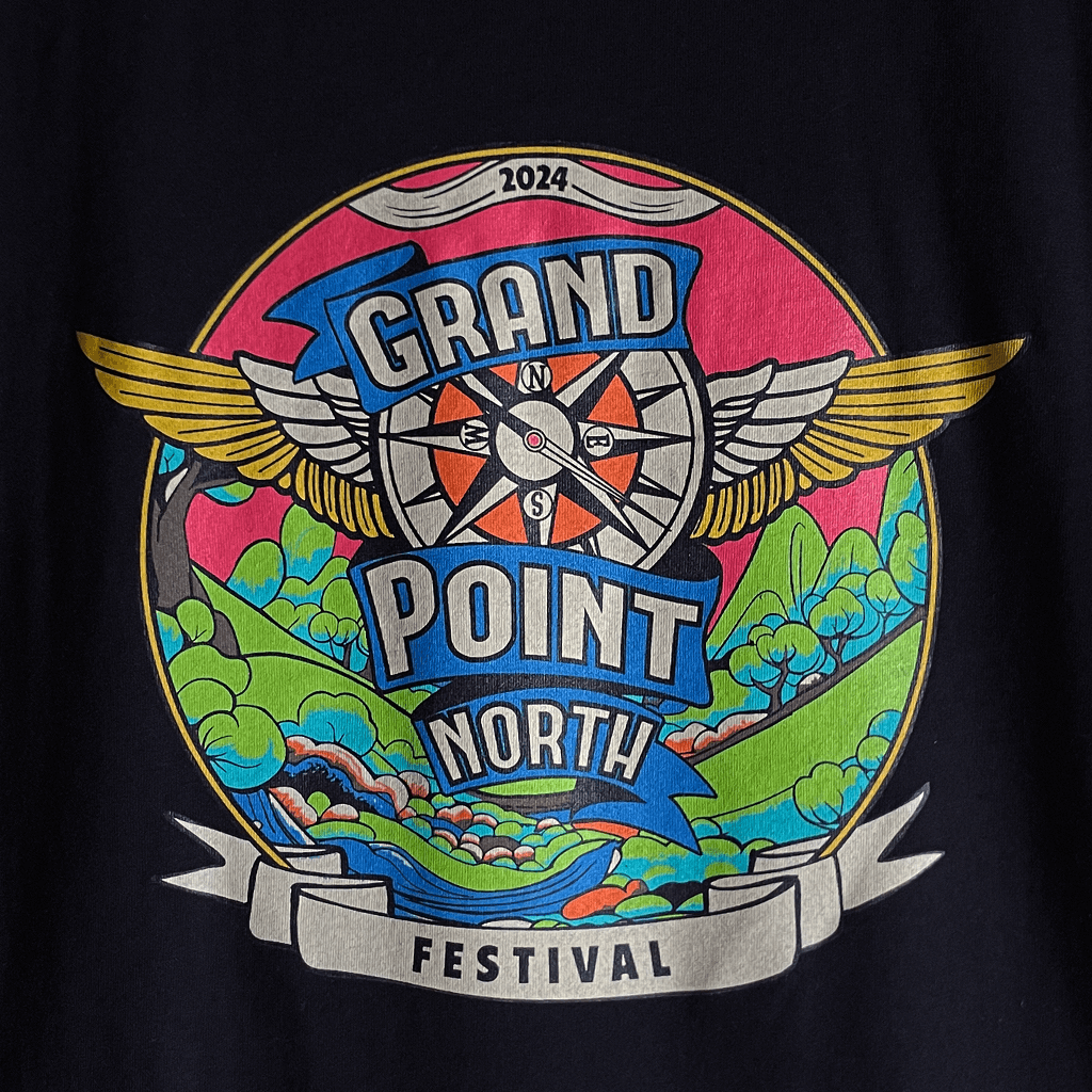 Grand Point North Festival Black T-Shirt