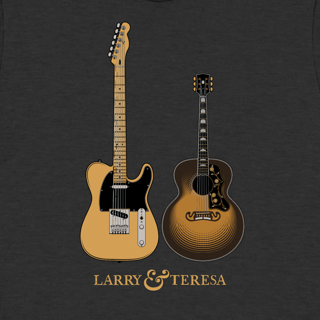 Guitar Dark Grey T-Shirt