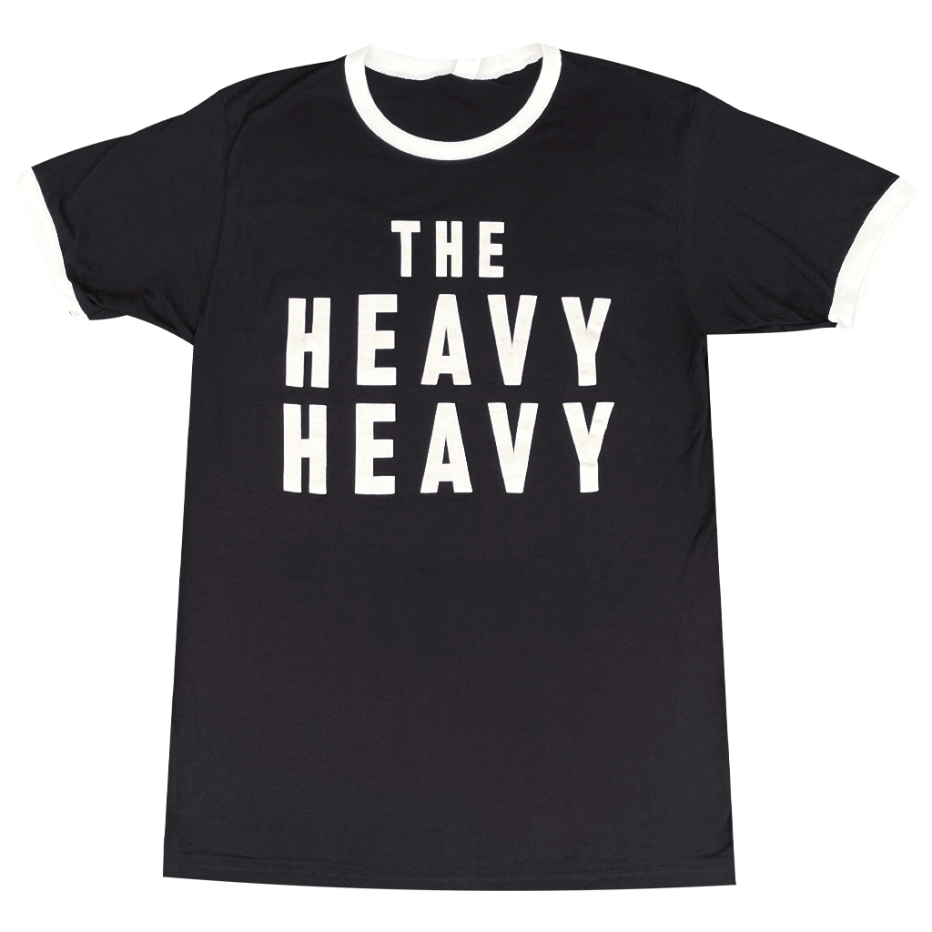 The Heavy Heavy Black Ringer T-Shirt