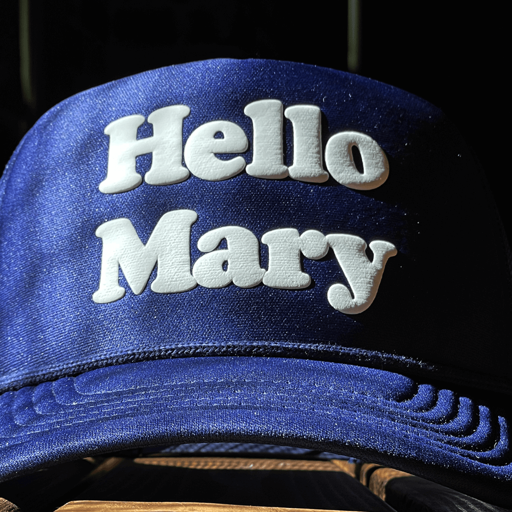 Puff Ink Navy Truck Hat