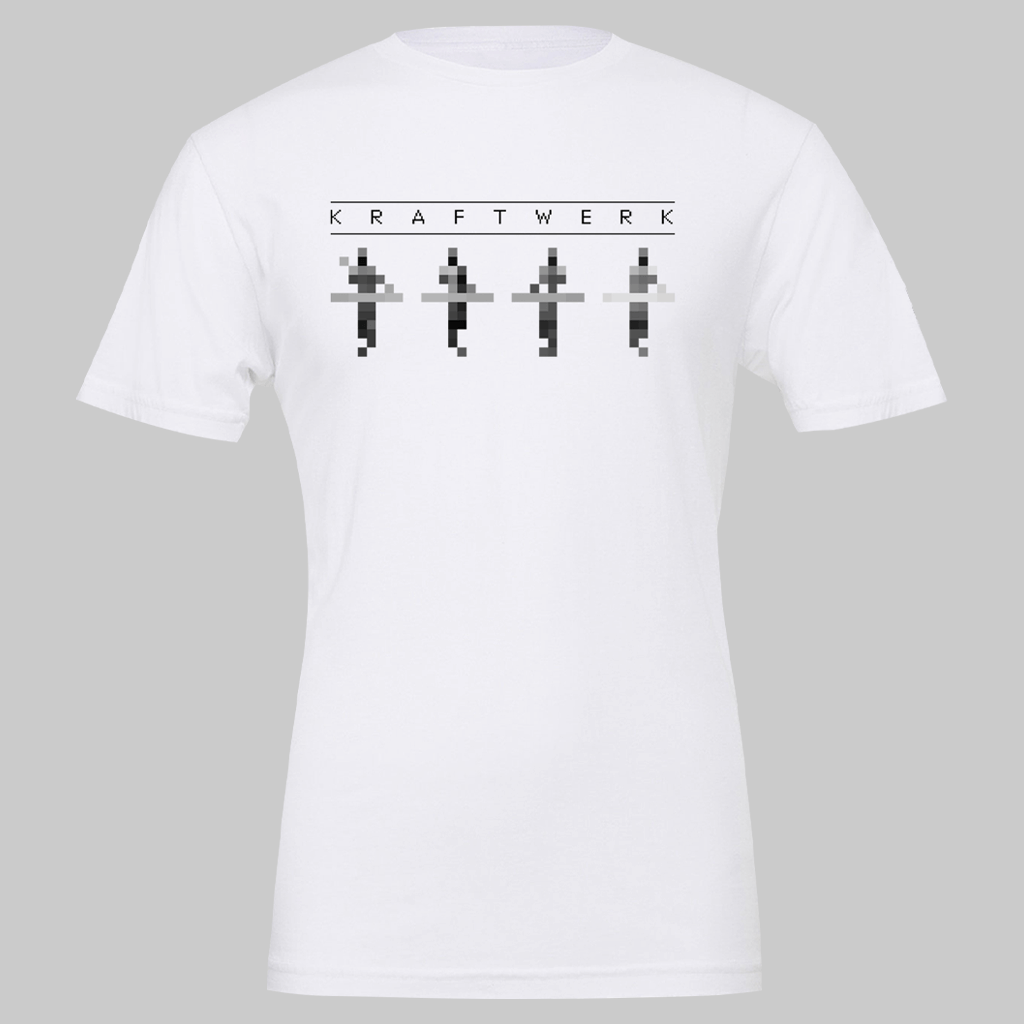 Pixel Man White T-Shirt