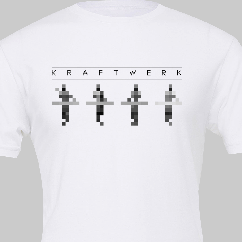 Pixel Man White T-Shirt