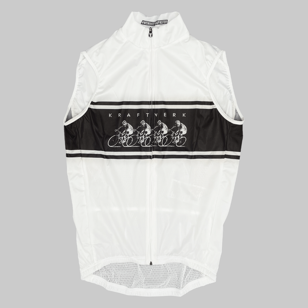 Mesh Body Windblock Jersey (White)