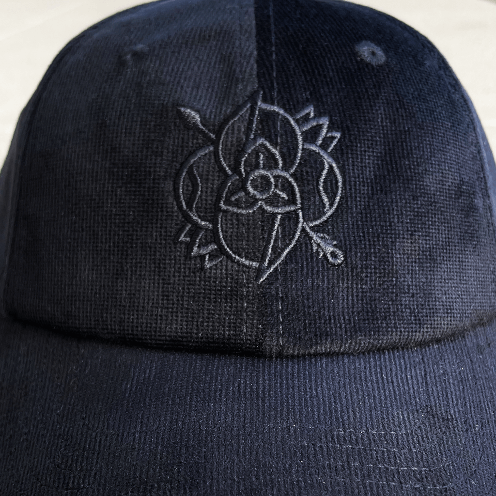 Logo Corduroy Black Hat