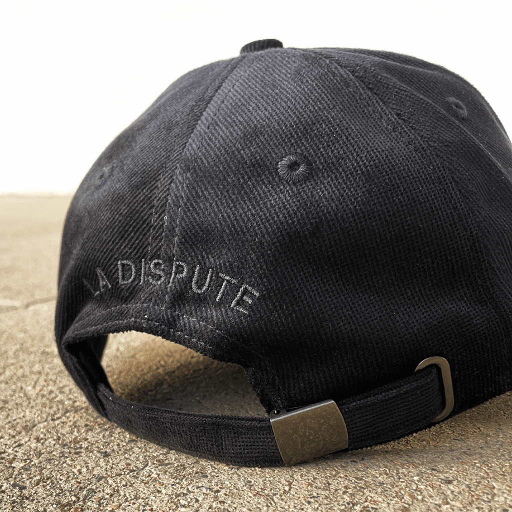 Logo Corduroy Black Hat