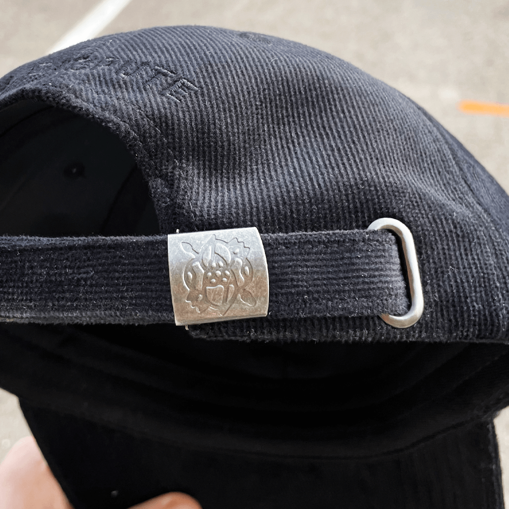 Logo Corduroy Black Hat