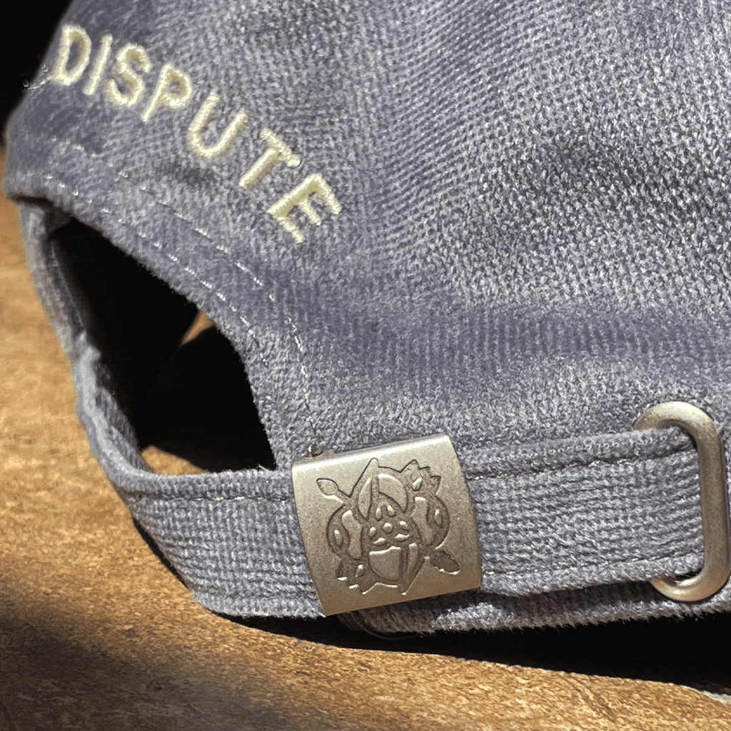 Logo Corduroy Blue Grey Hat