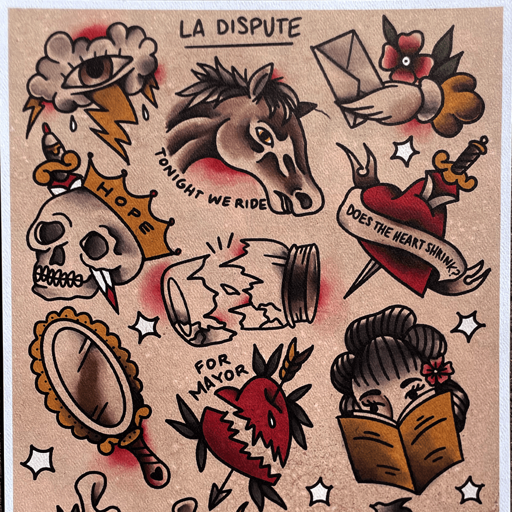 La Dispute song lyrics thigh piece tattoo || inspiration for band/lyric  tattoos | Thigh piece tattoos, Trendy tattoos, Pieces tattoo