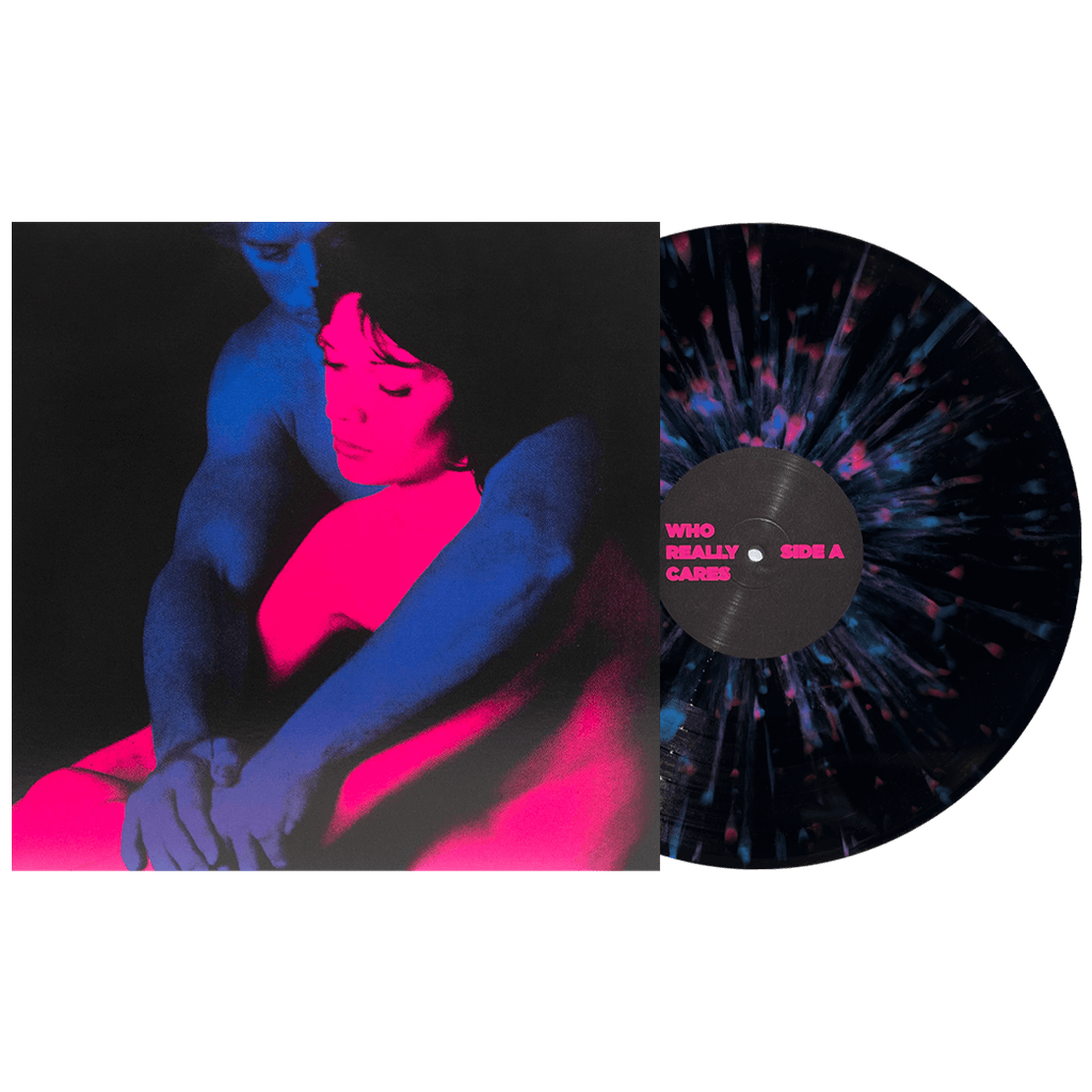 Who Really Cares 12" Blue & Pink Splatter Vinyl