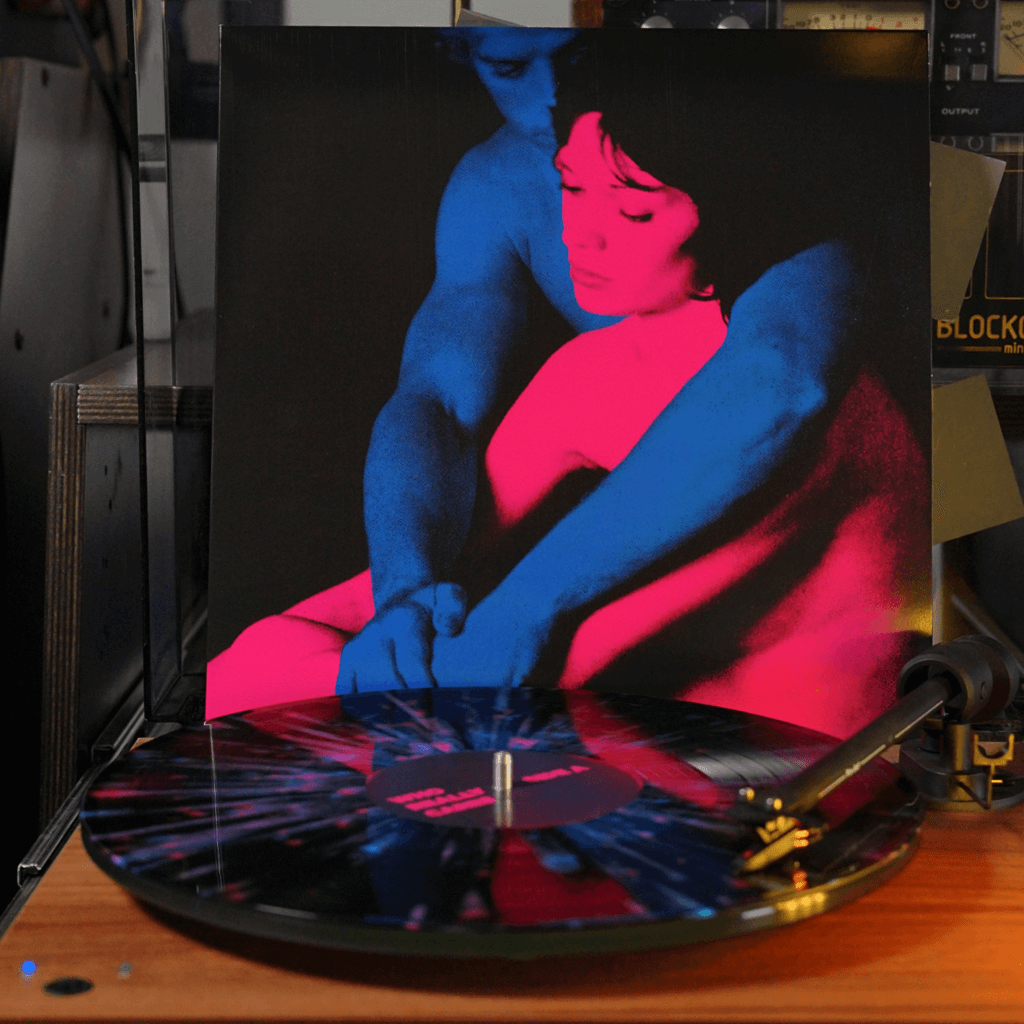 Who Really Cares 12" Blue & Pink Splatter Vinyl