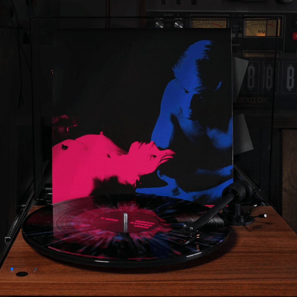 Who Really Cares 12" Blue & Pink Splatter Vinyl