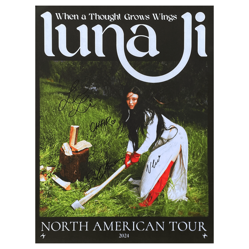 Signed Luna Li North American 2024 Poster