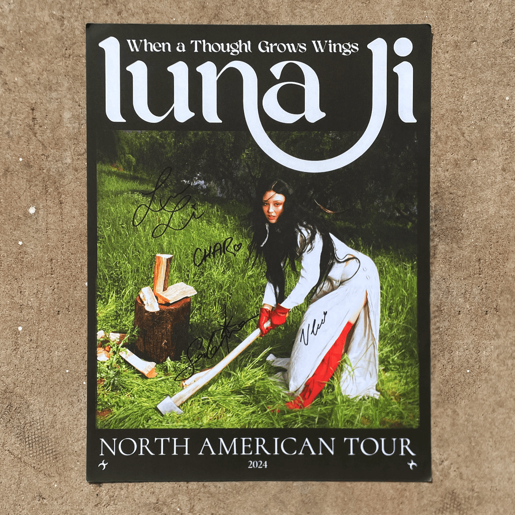 Signed Luna Li North American 2024 Poster