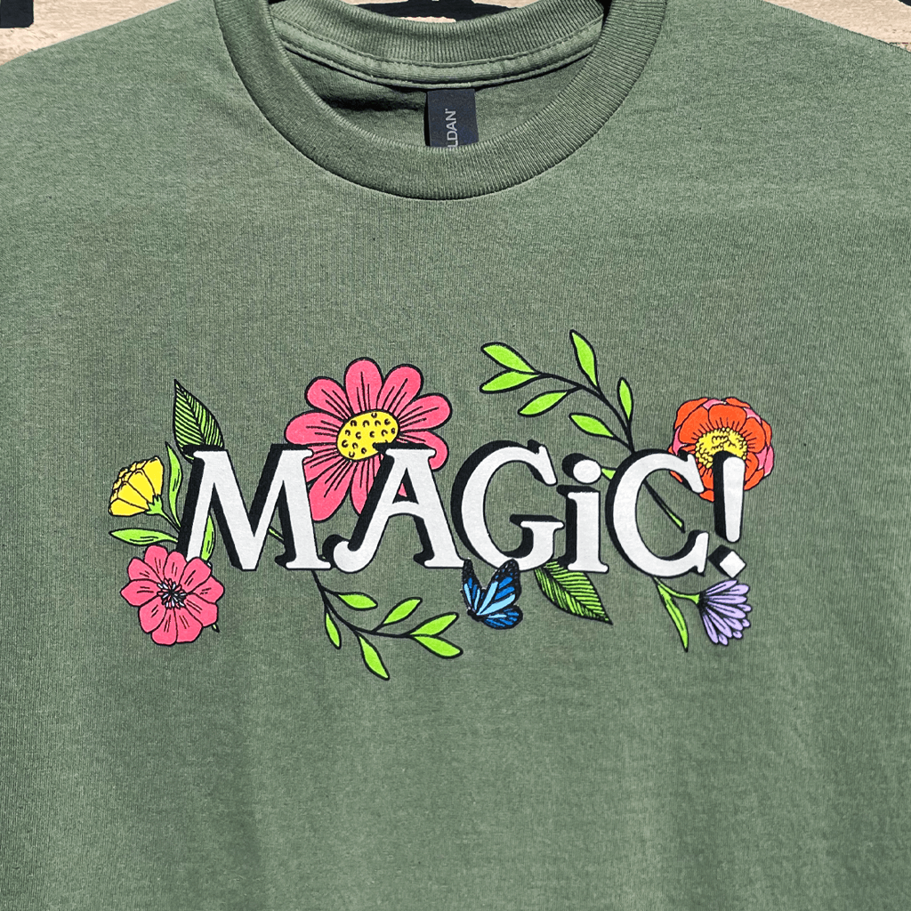 Flowers Green T-Shirt