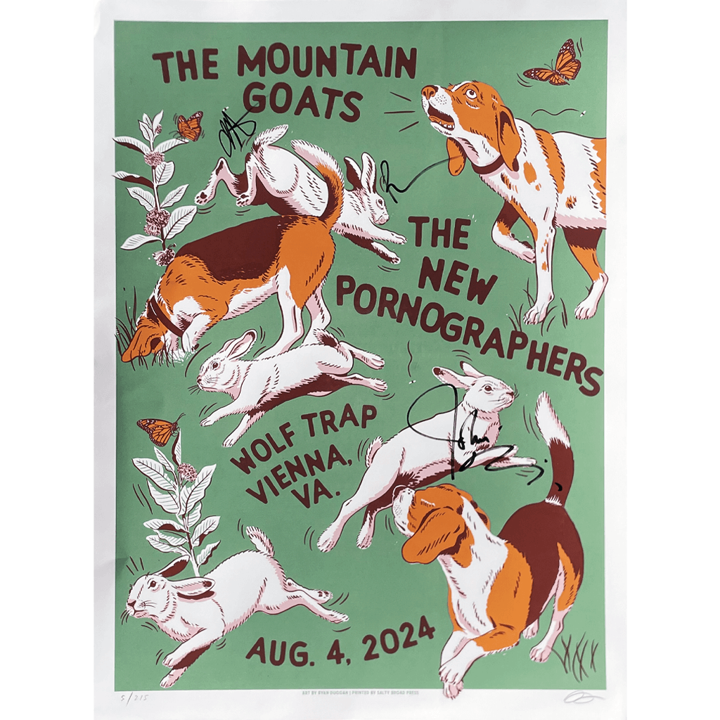 Signed Wolf Trap Show Poster