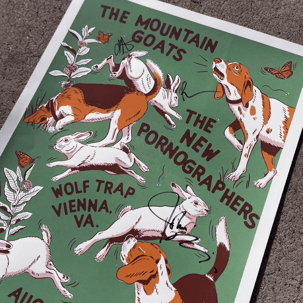 Signed Wolf Trap Show Poster