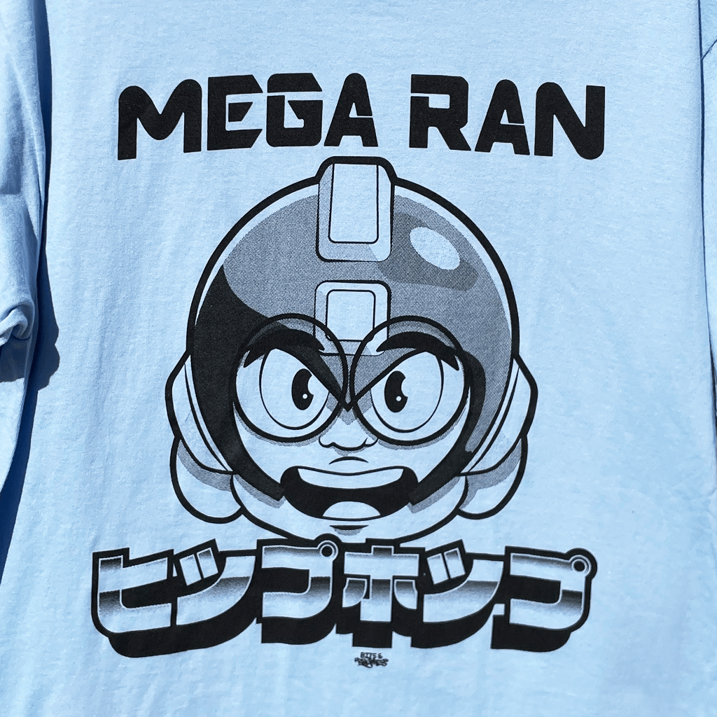 Mega Face Blue T-Shirt