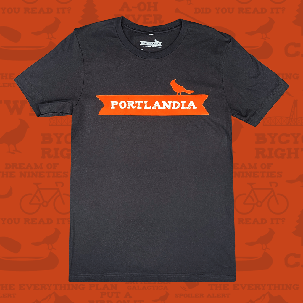 Portlandia Logo Black T-Shirt