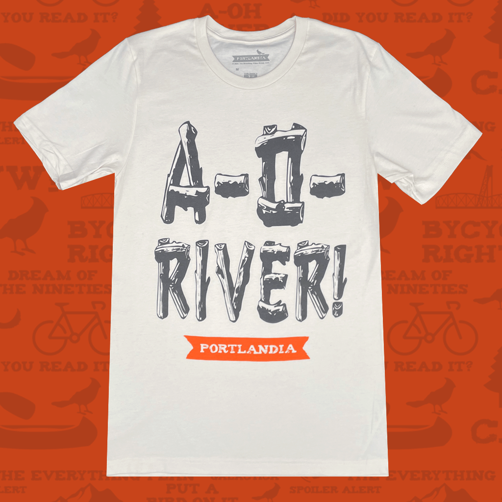 A-O-River Vintage White T-Shirt