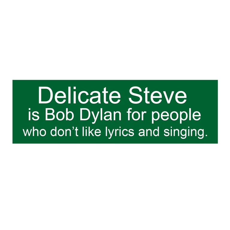 Bob Dylan Bumper Sticker